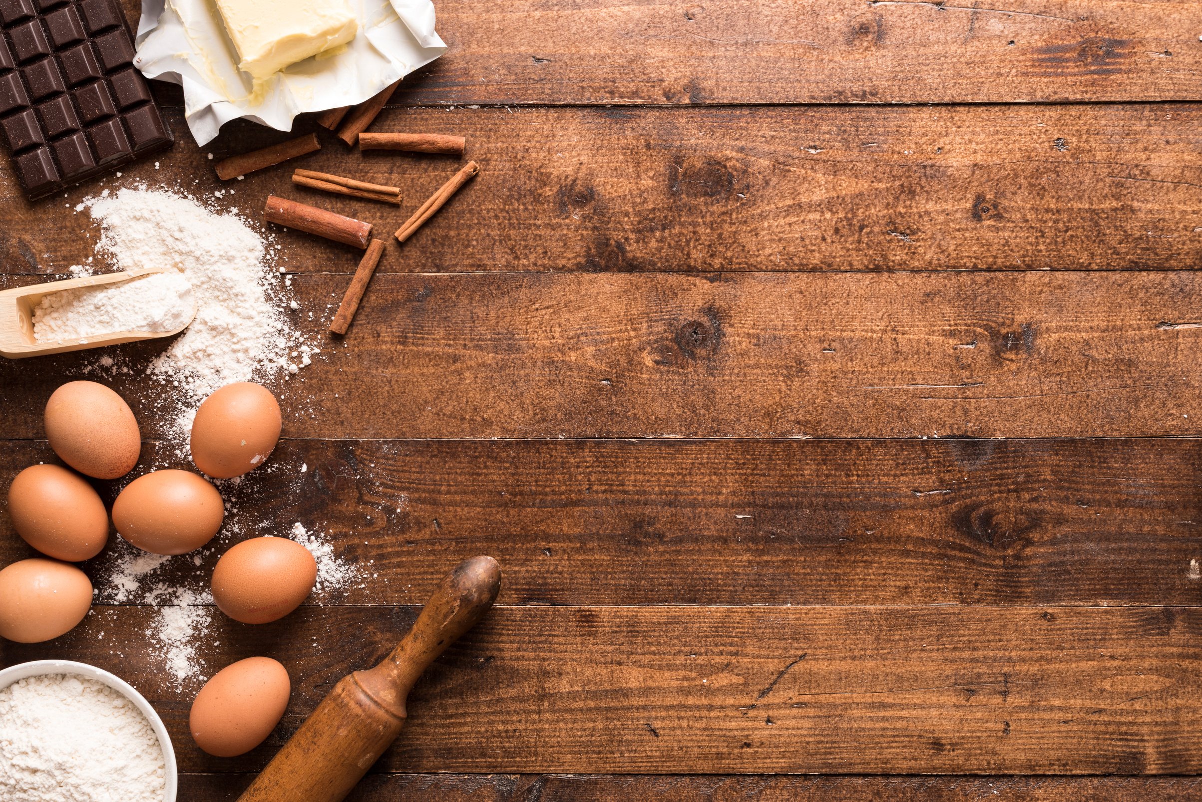 Bakery ingredients and tools