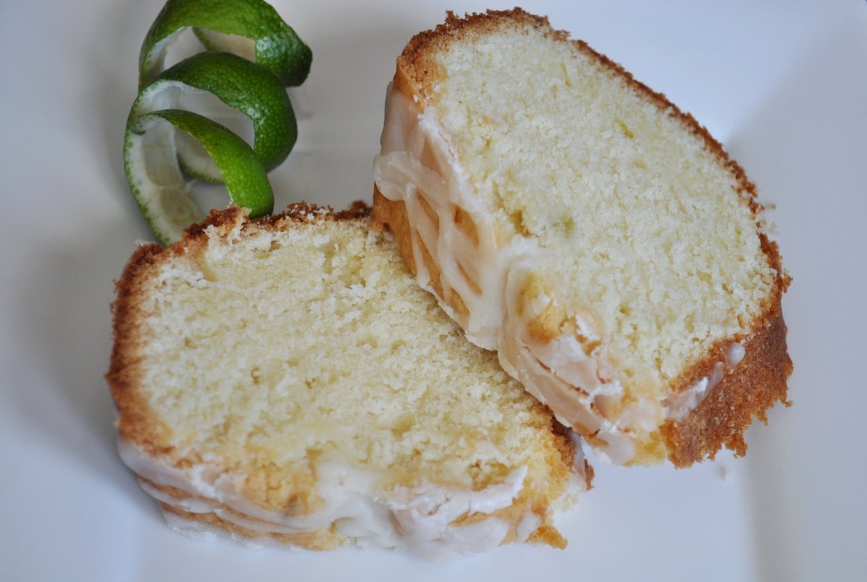 Lime pound cake.